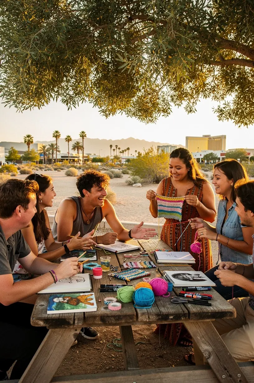 Group planning techniques for DIY craft projects.